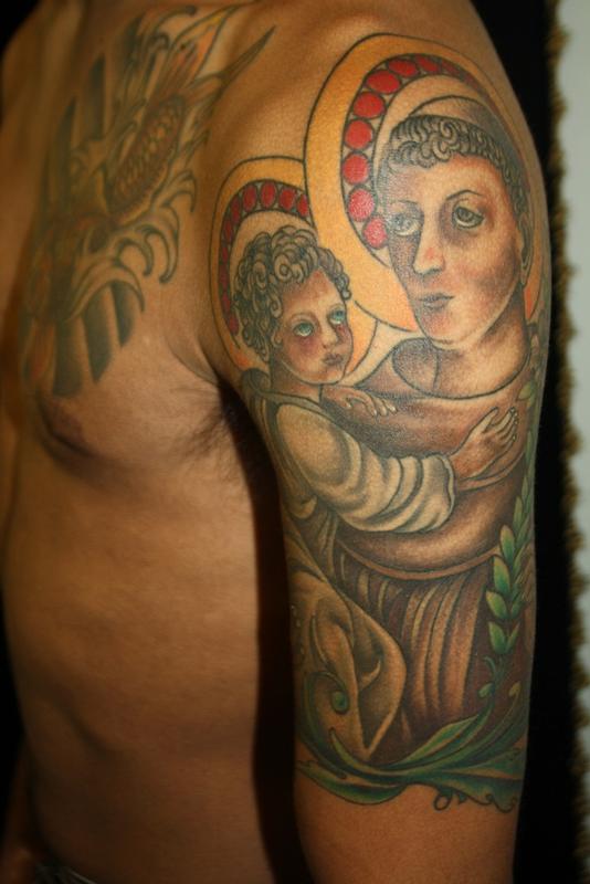 St. Anthony Tattoo by Rebecca Smith (Beccadoodletattoos) TattooNOW